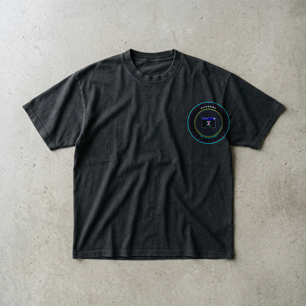 Buffering Indefinitely // 56K Dial-Up Heavyweight Graphic Tee